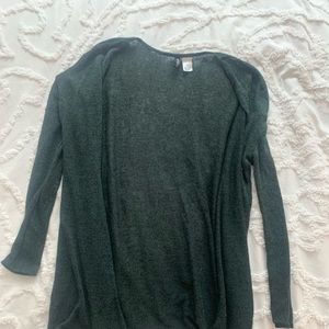 H&M Dark Green Cardigan